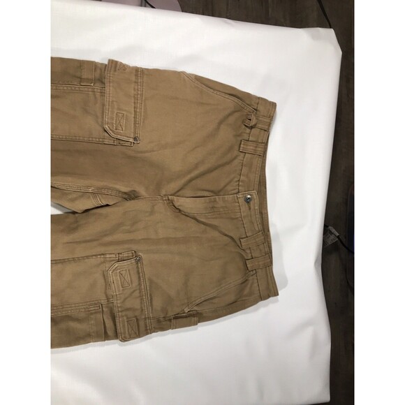 Duluth Trading Carpenter Pants 38x30 Cargo Relaxed Canvas Work Wear - Picture 4 of 9